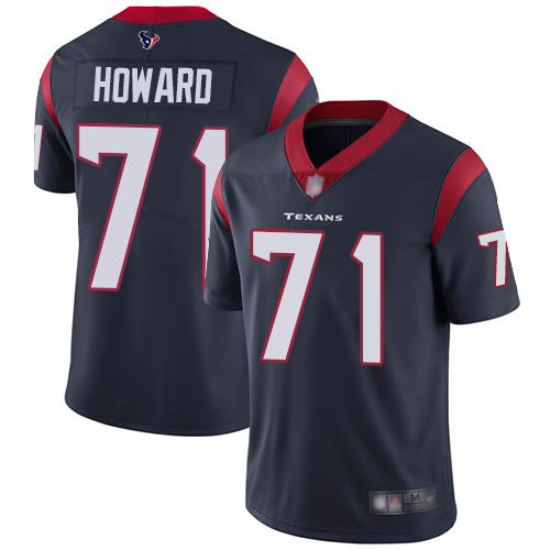 Houston Texans Limited Navy Blue Men Tytus Howard Home Jersey NFL Football 71 Vapor Untouchable